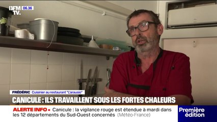 "C'est dur": le travail compliqué par les fortes chaleurs