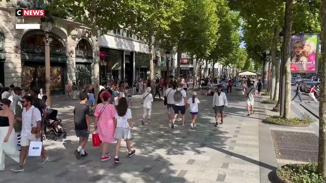 Incidents ce week-end sur les Champs-Elysées quand un cinquantaine de jeunes avec des quads ont débarqué