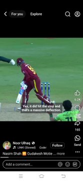 Pak Shaheens# Green boy # Magical Delivery # Naseem Shah # it Smashed # Smiling # massive reflection # Stumps ate good # deal # look # Crashed # middle # wickets #