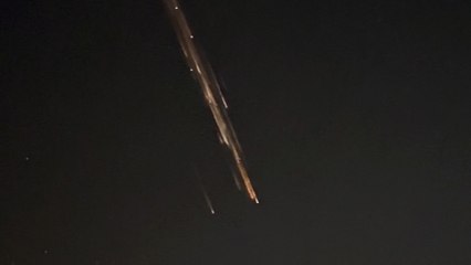 Una gran bola de fuego proveniente de basura espacial se deja ver en el sureste de España