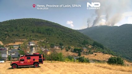 Incendies en Espagne : la province de León en état d'alerte maximale