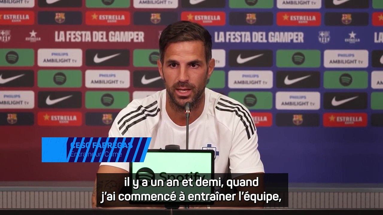 Fabregas : "Je ne suis pas prêt pour entraîner Barcelone"