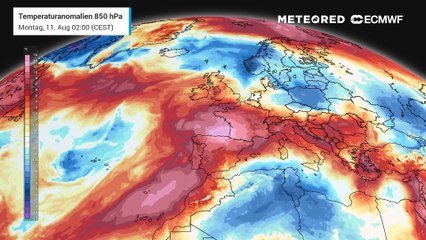 Extremhitze überrollt Mitteleuropa und Deutschland - starke Hitzebelastung