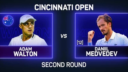 Medvedev suffers shock defeat to World No.85 Walton