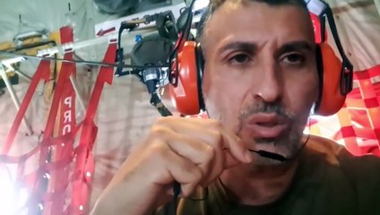 Il viaggio degli aiuti all'Italia a Gaza, il video