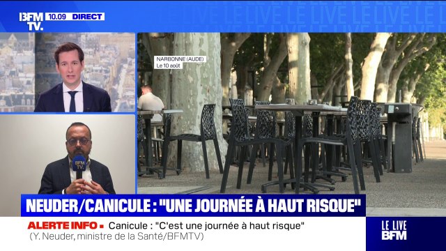 Canicule: L'idée est d'avoir un maximum de lits ouverts aux urgences en aval , explique Yannick Neuder, ministre chargé de la Santé