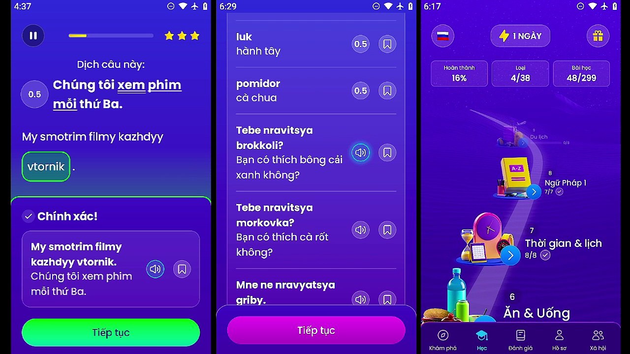 Học Tiếng NGA 1006 2025 201
