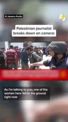 Al Jazeera journalist Anas Al Sharif breaks down during live broadcast
