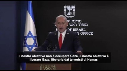 M.O., Netanyahu: vogliamo liberare Gaza, non occuparla