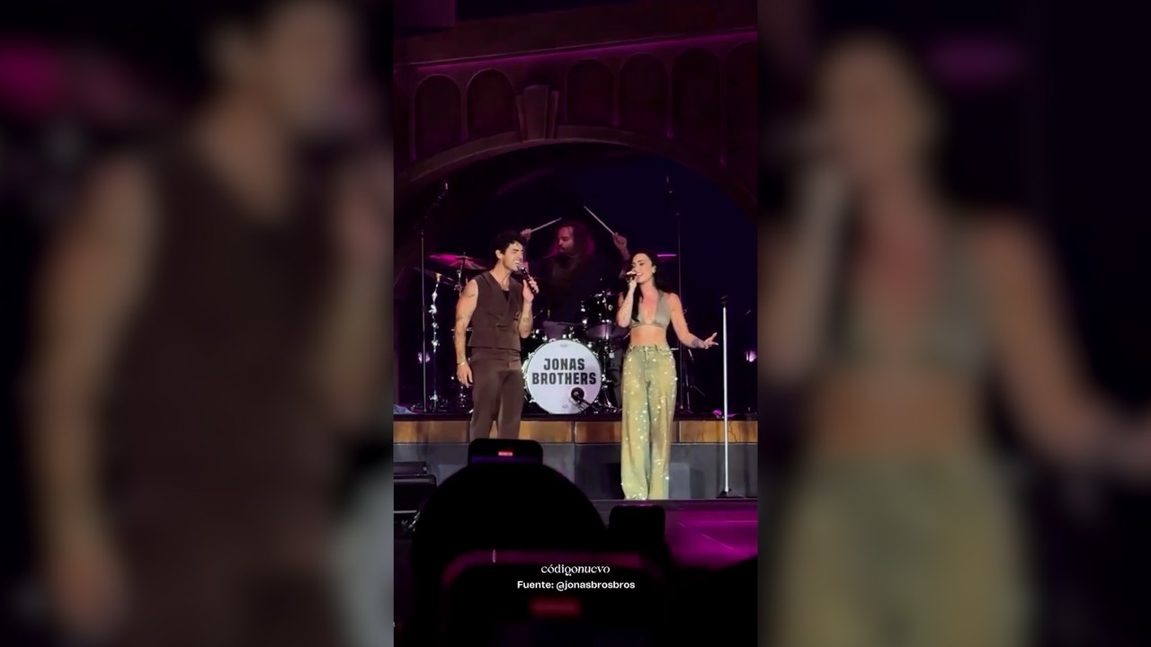 Demi Lovato y Joe Jonas juntos en el escenario… ¡rememorando las canciones de ‘Camp Rock’!