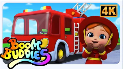 Wheels on the Firetruck 🚒 | Oh My Genius | Nursery Rhymes & Kids Songs for Children