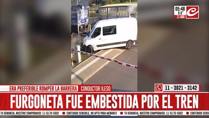 Impresionante: quiso ganarle a la llegada del tren... ¡y mirá cómo terminó!