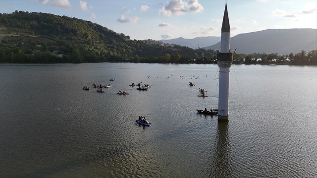 Kano, kürek ve dahası: Maceraseverler “Batık Minare”ye akın ediyor!