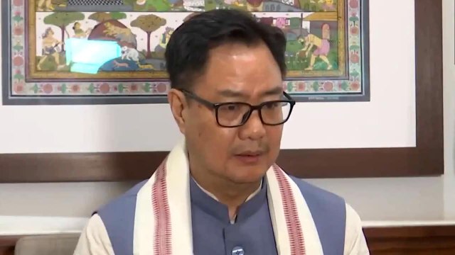 Kiren Rijiju Condemns Opposition, Vows To Pass Key Bills In Parliament