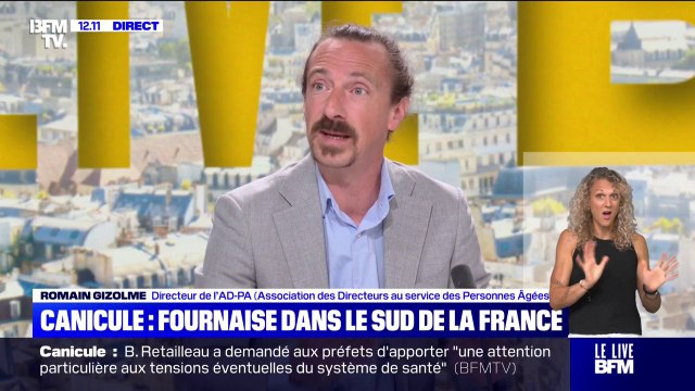 Canicule: Notre société gère encore ces situations comme des situations de crise et pas comme des situations qui vont devenir courantes , note Romain Gizolme (AD-PA)