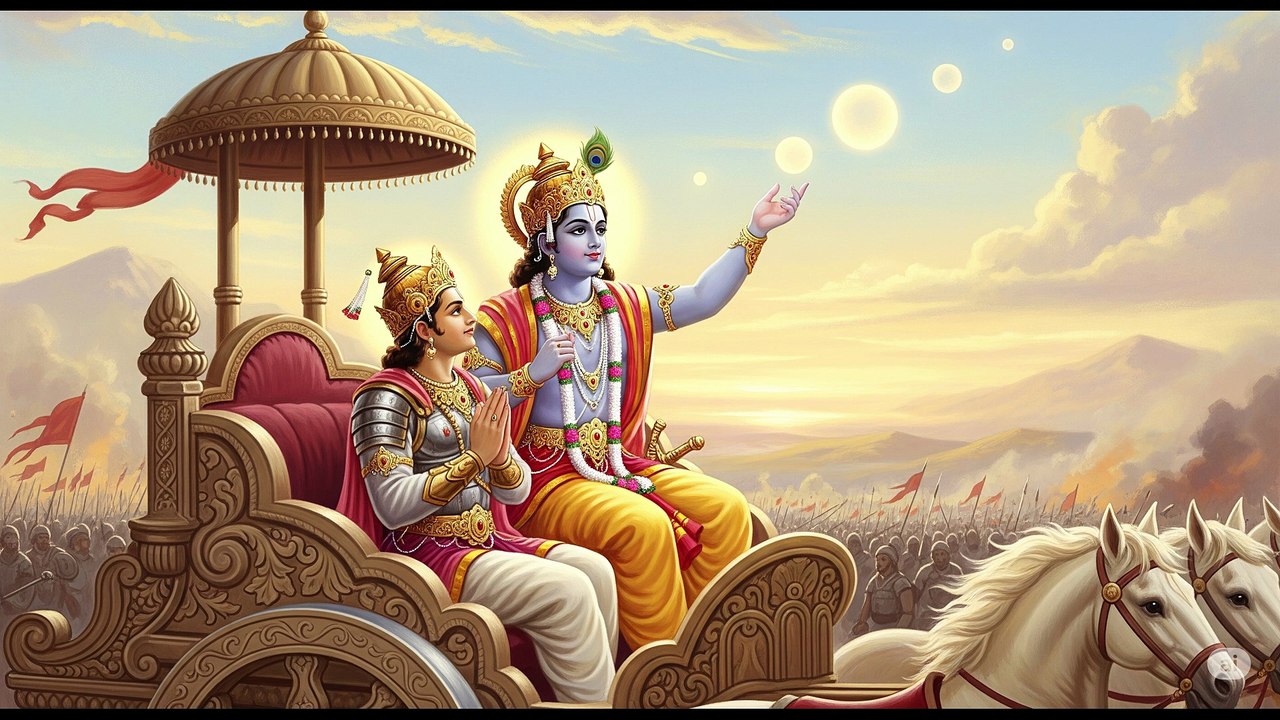 भगवद गीता के 17 दिव्य श्लोक — जो आपके जीवन को दिशा देंगे। Shree Krishna Life Changing Gita Shloka