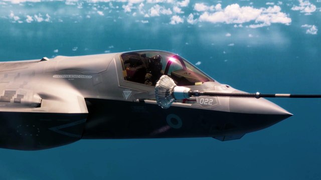 RAF fighter jets from Royal Navy flagship HMS Prince of Wales conduct major op