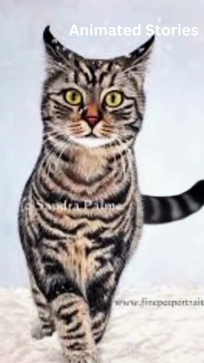 cat split in the garden | kid entertainment |