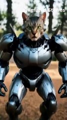 cats turn into a robot | Kid entertainment |
