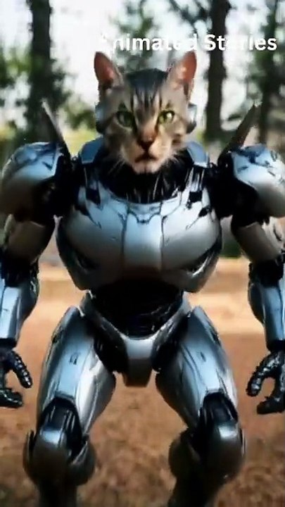 cats turn into a robot | Kid entertainment |