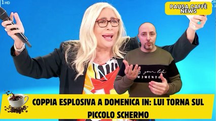 Coppia esplosiva a Domenica In lui torna sul piccolo schermo