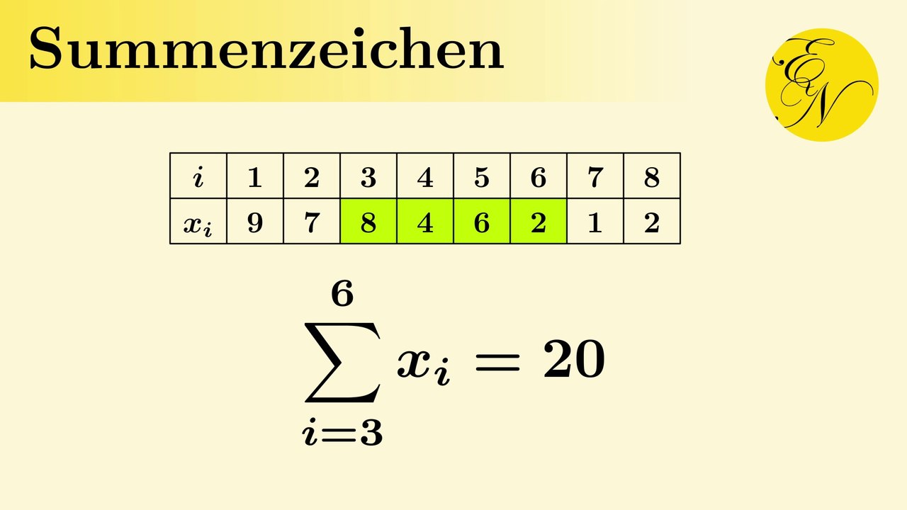 Summenzeichen