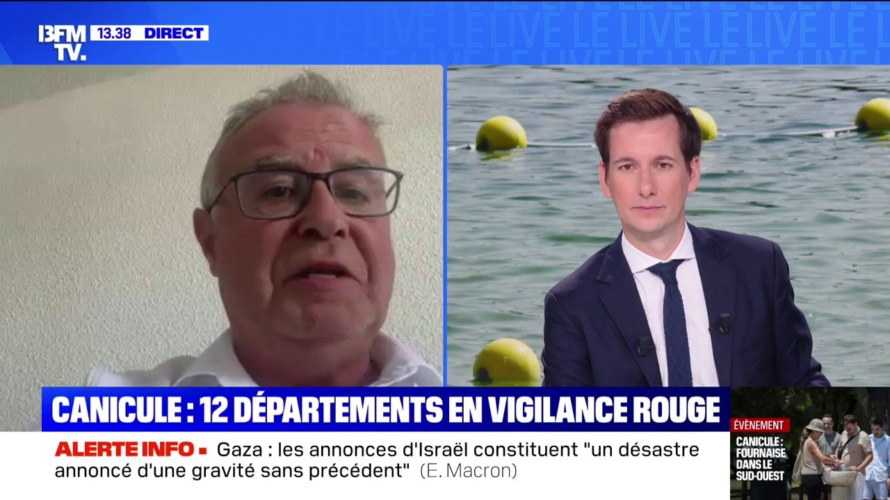 Canicule: "Nous atteignons des températures que nous n'avons pas forcément l'habitude de connaître", affirme Philippe Dupouy, président PS du conseil départemental du Gers