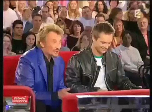 Johnny Hallyday & Sylvie Vartan avec David Hallyday – Vivement Dimanche (24 juin 2007, France 2)