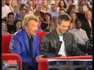 Johnny Hallyday & Sylvie Vartan avec David Hallyday – Vivement Dimanche (24 juin 2007, France 2)