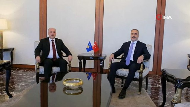 Bakan Fidan, Kosova Demokratik Türk Partisi Genel Başkanı ve Bölgesel Kalkınma Bakanı Damka’yı kabul etti