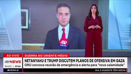 Netanyahu e Trump conversam sobre plano de Israel para ofensiva em Gaza