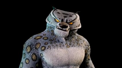 Sculpting Tai Lung ｜ Kung Fu Panda Timelapse