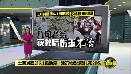土耳其西部6.1级地震致1死29伤，16栋建筑倒塌 🏚️