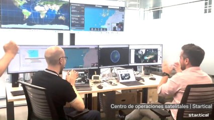 Startical: primera comunicación con un controlador aéreo con señales VHF vía satélite