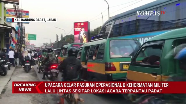 [FULL] Rekayasa Lalu Lintas Bandung Jelang Upacara Pasukan Operasional & Kehormatan TNI