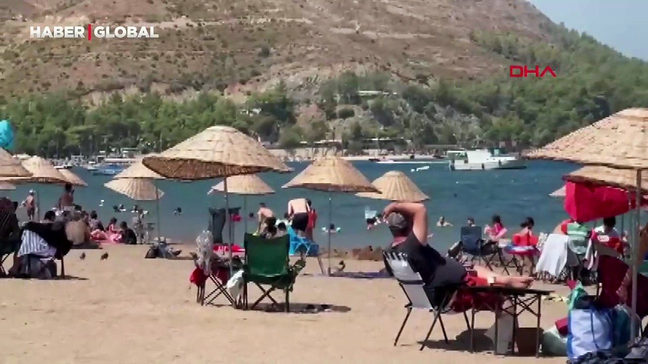 Marmaris sahilleri doldu