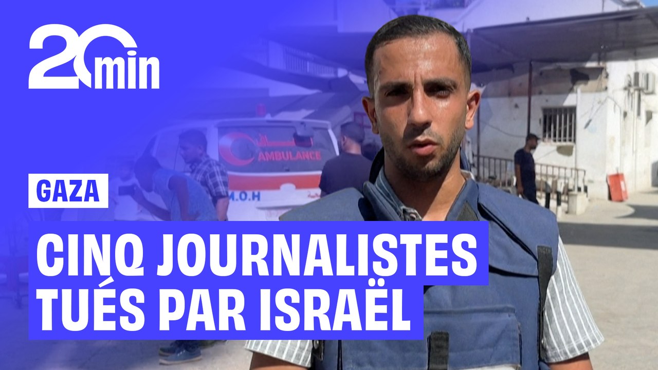 Gaza : cinq journalistes tués dans une frappe israélienne
