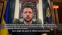 Zelensky: Russi vogliono ingannare Usa, ma non lo permetteremo