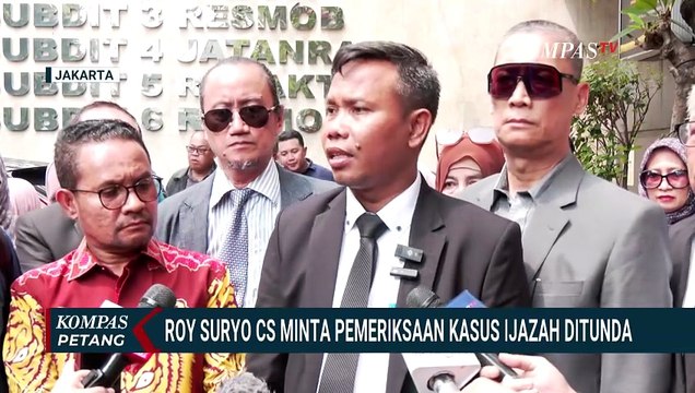 Ada Agenda Hut RI, Roy Suryo CS Minta Pemeriksaan Kasus Ijazah Ditunda | KOMPAS PETANG