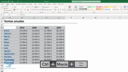 Pasar de FILAS a COLUMNAS en Excel ✅