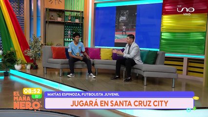 MATÍAS ESPINOZA JUGARÁ EN SANTA CRUZ CITY