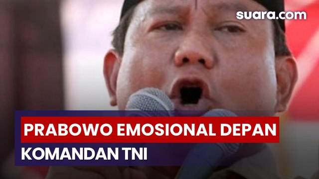 Prabowo Emosional Depan Komandan TNI: Latih Prajurit Keras, Tapi Jangan Kejam