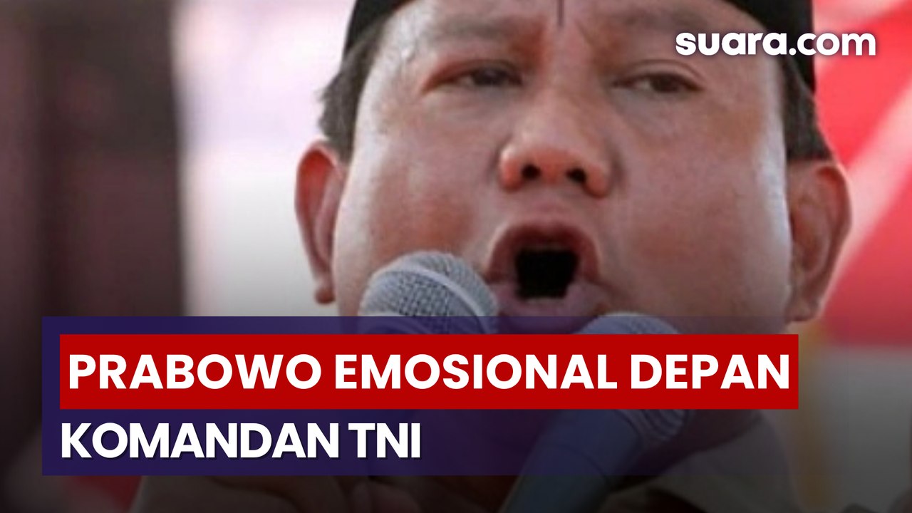 Prabowo Emosional Depan Komandan TNI: Latih Prajurit Keras, Tapi Jangan Kejam