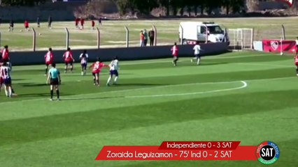 Zoraida Leguizamón ante Independiente (Gol olímpico)