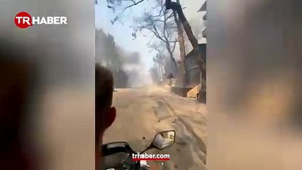 Çanakkale’deki yangının etkisi arttı! Yerleşim yerleri küle döndü!