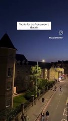 Watch as Oasis anthem echoes across Edinburgh