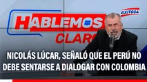 Nicolás Lúcar sobre reunión entre Perú y Colombia: 