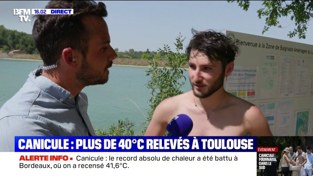 Canicule: plus de 40 degrés relevés à Toulouse