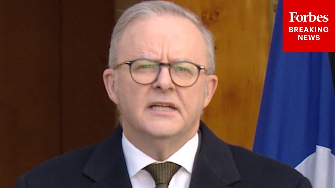 Australian PM Anthony Albanese Announces That Australia Will Recognize Palestinian State