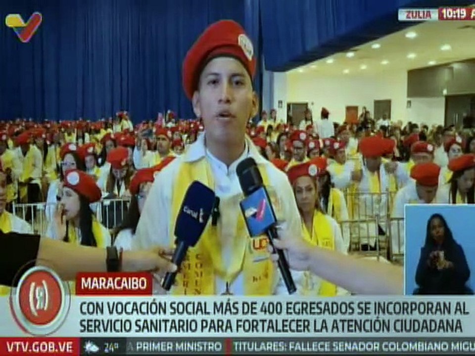 Zulia I Más de 400 enfermeros comunitarios egresados de la Universidad de la Ciencia de la Salud